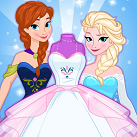Thiết kế váy cưới cho Elsa và Anna.